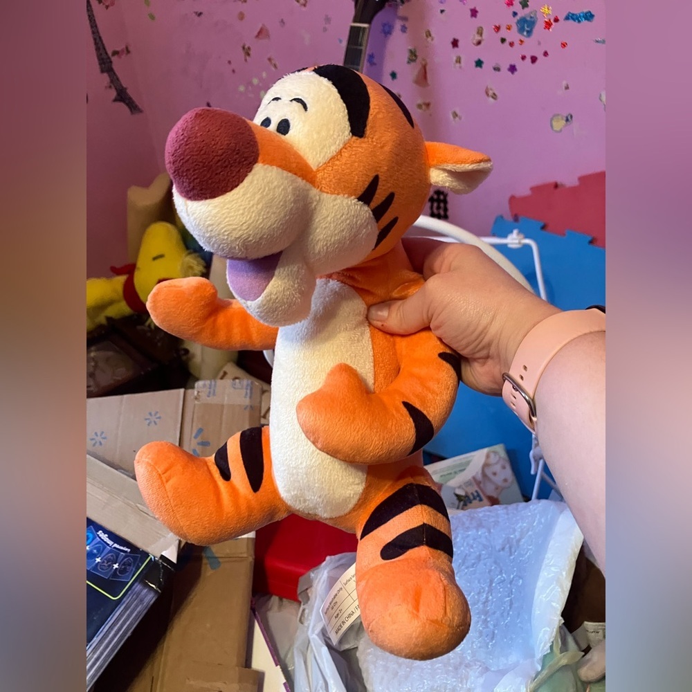 Tigger tiger from Winnie the Pooh plush